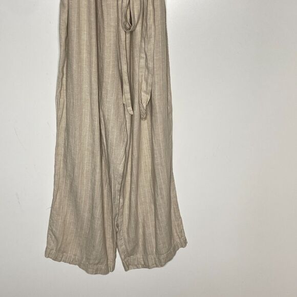 Universal Thread Linen Blend Wide Leg Off Shoulder Jumpsuit Womens Plus Size XXL - Picture 5 of 8